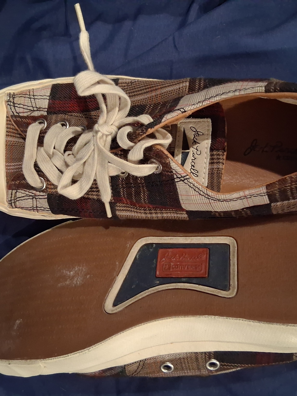 Jack Purcell Plaid Converse LTD Ed Vintage